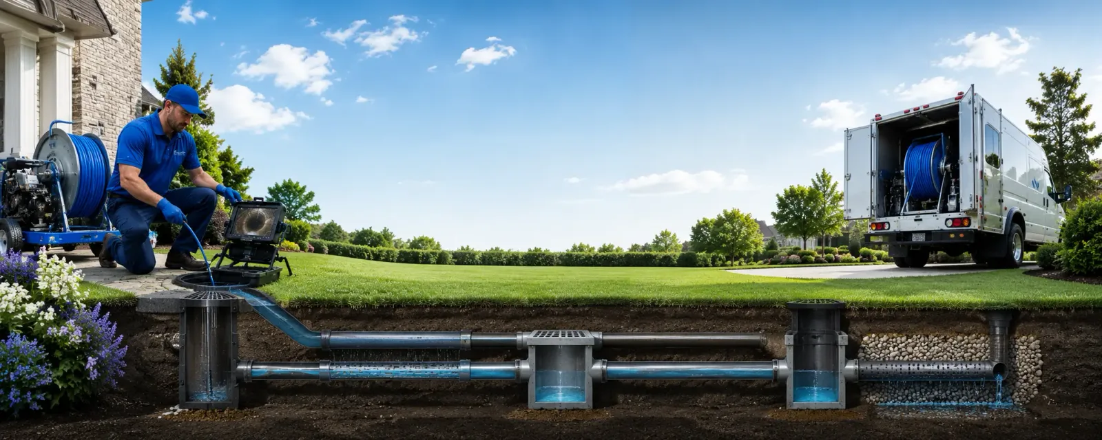 Outdoor drain cleaning information for Mills, NE